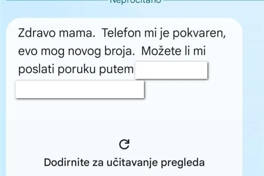RODITELJI, PRIPAZITE AKO PRIMATE OVAKAV SMS