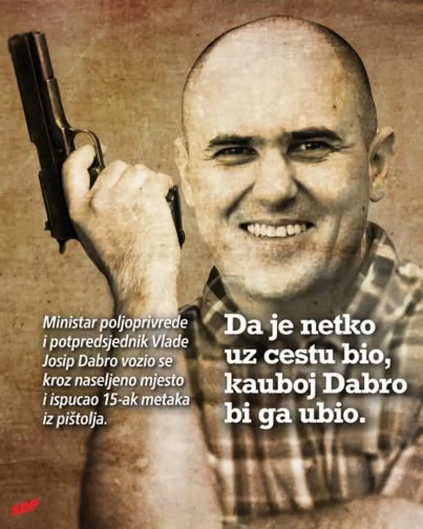 PLJUŠTE REAKCIJE NA SNIMKU MINISTRA DABRE KOJI PUCA: "JEDNU METU JE POGODIO!"