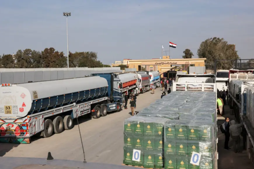 PRVI KAMIONI POMOĆI UŠLI U POJAS GAZE