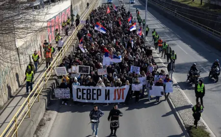 ZAVRŠENA BLOKADA TRIJU RASKRIŽJA U NOVOM SADU: STUDENTI U SAVU BACILI 15 RUŽA ZA 15 ŽRTAVA