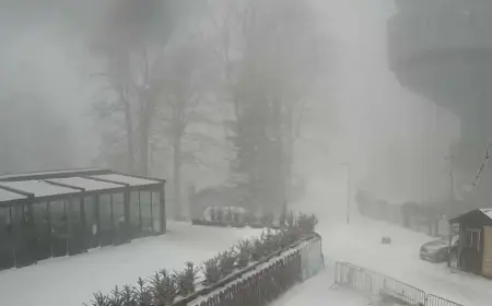 SNJEŽNA MEĆAVA NA SLJEMENU: ZATVORENA I ŽIČARA