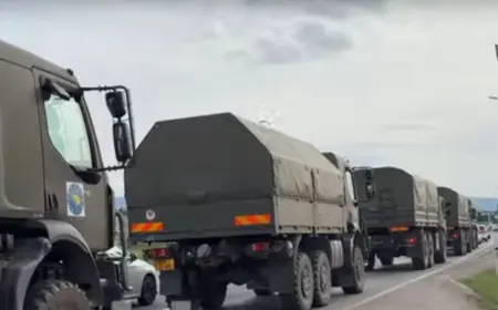 VIDEO/ KONVOJ EUFOR-ovih VOZILA UŠAO U BANJA LUKU!