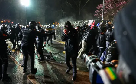 ERDOGAN: PROSVJEDI ZBOG ZATVARANJA IMAMOGLUA PRETVORILI SU SE U POKRET NASILJA