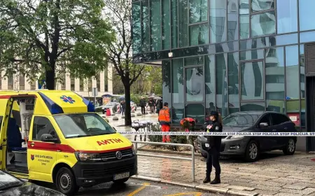 PUCNJAVA U CENTRU SPLITA: RAZBOJNIK UZEO ZAŠTITARA ZA TAOCA I POKUŠAO OPLJAČKATI BANKU, NAVODNO JE UBIJEN