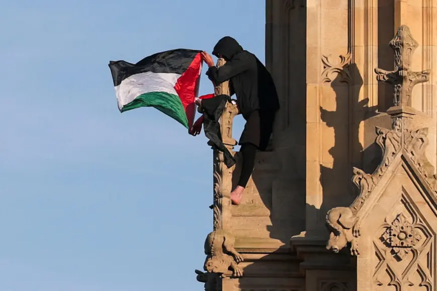 UHIĆEN MUŠKARAC KOJI SE POPEO NA LONDONSKI BIG BEN