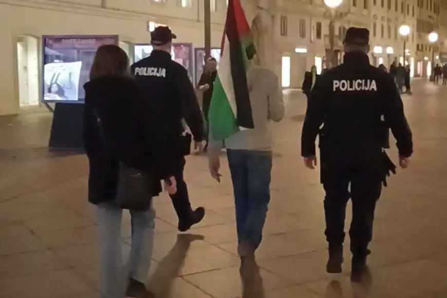 POLICIJA PRIVELA RIJEČKOG PROREKTORA NA NOĆNOM MARŠU: RAZLOG JE ZASTAVA KOJU JE NOSIO