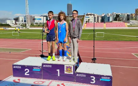 SEDAM MEDALJA ATLETIČARA AK ALOJZIJE STEPINCA U SPLITU; EMILU JONESU DVA ZLATA