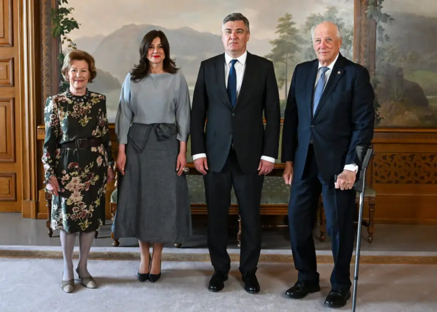 MILANOVIĆ I SUPRUGA SE SASTALI S NORVEŠKIM KRALJEM I KRALJICOM