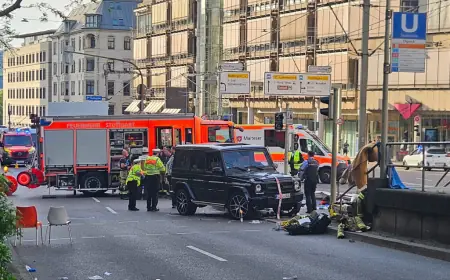 ŽENA PODLEGLA OZLJEDAMA NAKON NALETA AUTOMOBILA U STUTTGARTU