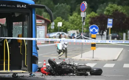 TRAGIČNA NESREĆA U ZAGREBU: U SUDARU SA ZET-ovim BUSOM POGINUO MOTOCIKLIST