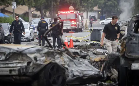 SRUŠIO SE MANJI ZRAKOPLOV U KALIFORNIJI, GORI DESETAK KUĆA: "KAO SCENA IZ FILMA"