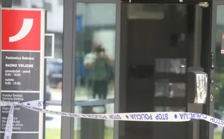 PRIZORI S MJESTA PLJAČKE, SVE JE PUNO POLICIJE: OPLJAČKANA BANKA U ZAGREBU