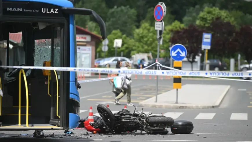 TRAGIČNA NESREĆA U ZAGREBU: U SUDARU SA ZET-ovim BUSOM POGINUO MOTOCIKLIST