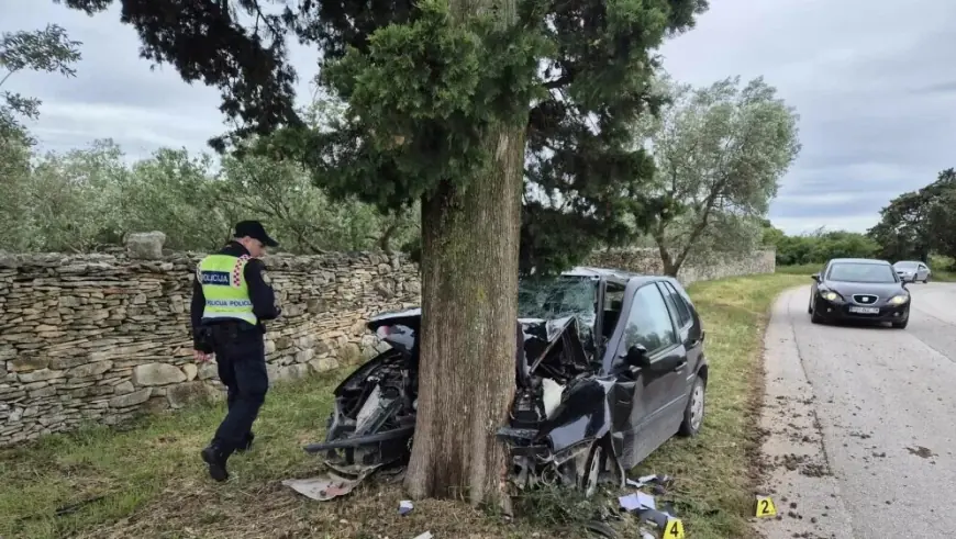 AUTOM SE ZABILA U STABLO, SEDMOGODIŠNJE DIJETE U KRITIČNOM STANJU