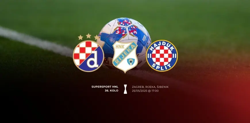 UŽIVO DAN ODLUKE: RIJEKA, DINAMO I HAJDUK SE BORE ZA TITULU, OBJAVLJENI SVI SASTAVI