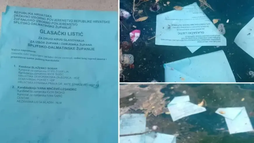 GLASAČKI LISTIĆI PRONAĐENI U MORU: "OVO SU VAŠI GLASOVI!"