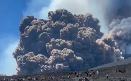 ERUMPIRALA ETNA NA SICILIJI, SNIMKE SU DRAMATIČNE