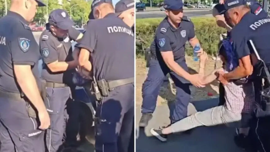 TROJICA VUKLA ŽENU, BRUTALNO PRIVOĐENJE IZAZVALO BIJES GRAĐANA: "GLEDAM OVO I SUZE SAME IDU"