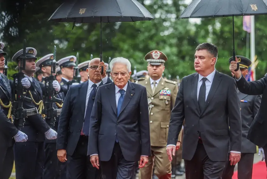 TALIJANSKI PREDSJEDNIK U ZAGREBU, POZNATO O ČEMU JE RAZGOVARAO S MILANOVIĆEM