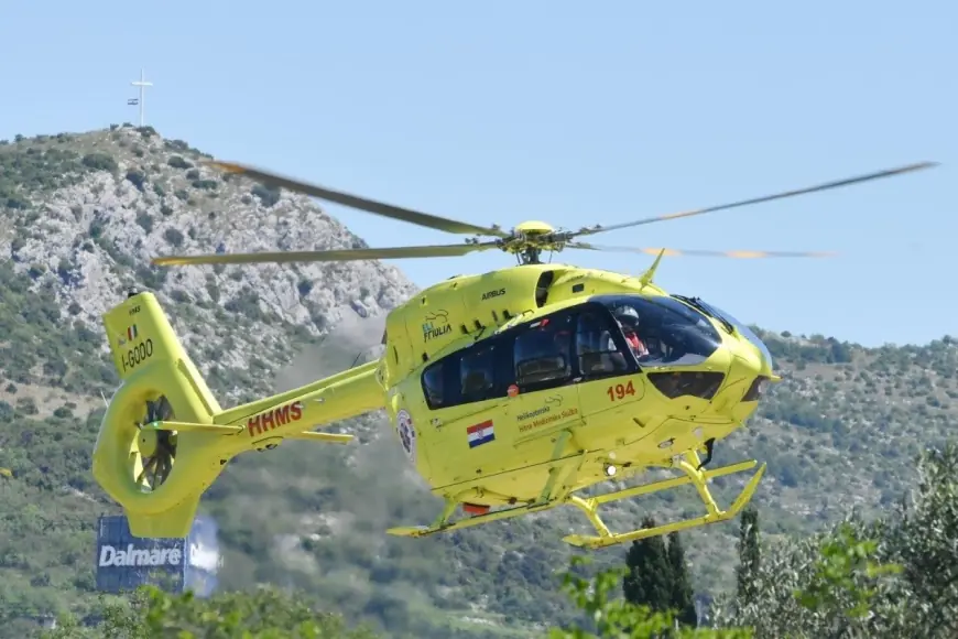 MUŠKARAC SE GUŠIO KOD VRGORCA, HITNA GA HELIKOPTEROM PREVEZLA U SPLIT