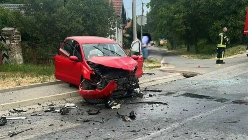 TEŠKA PROMETNA NESREĆA U SLAVONIJI: ŠESTERO PUTNIKA OZLIJEĐENO, TROJE TEŽE
