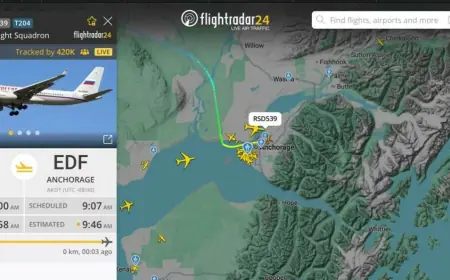 NAJPRAĆENIJI LET NA SVIJETU BIO JE ONAJ RUSKE DELEGACIJE PREMA ALJASCI: VLADIMIR PUTIN NIJE UOPĆE BIO NA NJEMU