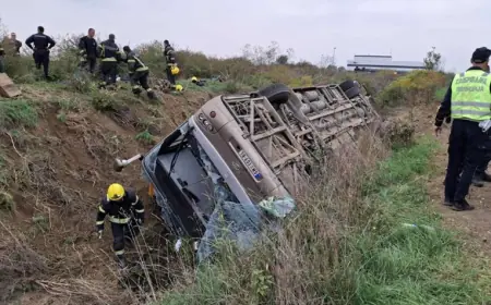 TRI PUTNIKA POGINULA U SLIJETANJU AUTOBUSA U SRBIJI, 39 OZLIJEĐENO