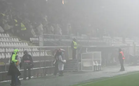 ODGOĐENA UTAKMICA RIJEKA - SPARTA PRAG ZBOG NEZAPAMĆENOG POTOPA: IGRALO SE SAMO 13 MINUTA!