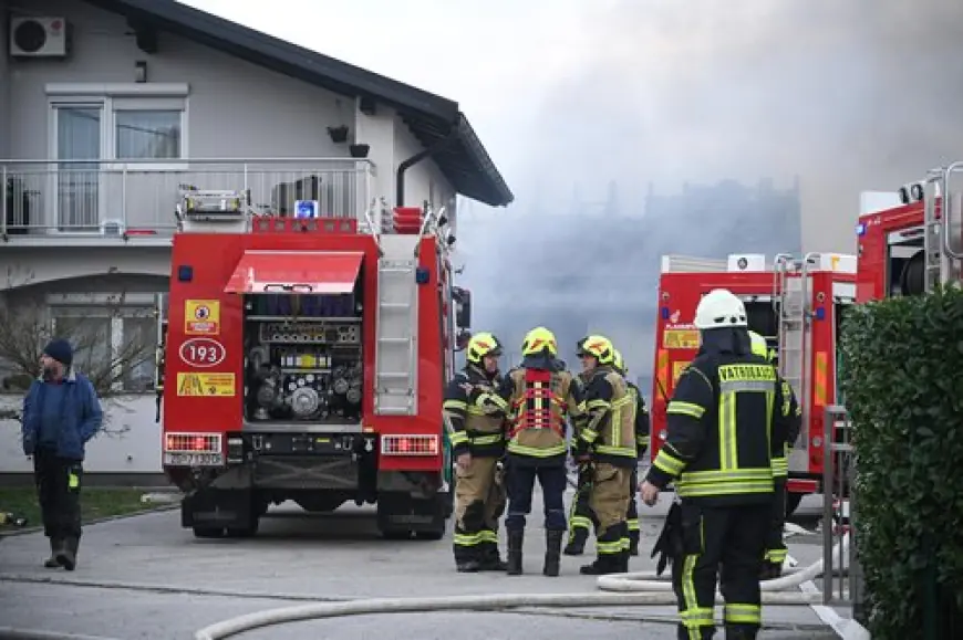 IZGORJELA VELIKA HALA U SESVETAMA, OZLIJEĐENI RADNICI