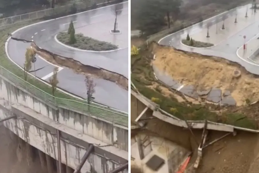 POGLEDAJTE URUŠAVANJE CESTE I ZIDA U SRBIJI. GRADILO SE BEZ DOZVOLE