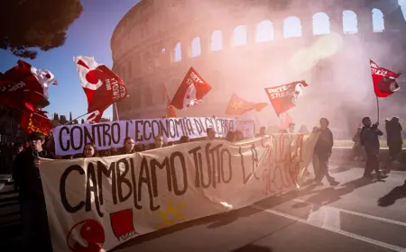 ŠTRAJK U ITALIJI. DESECI TISUĆA LJUDI NA ULICAMA, POREMEĆEN PROMET I RAD U ŠKOLAMA