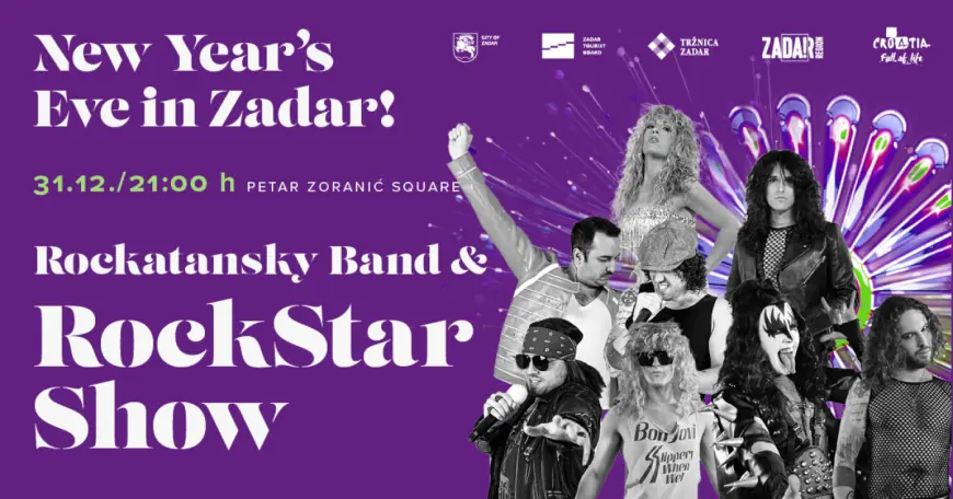 ROCKSTAR SHOW DOČEK NOVE GODINE S LEGENDAMA ROCKA U ZADRU