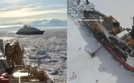 DRAMA NA ANTARTIKU: KRUZER ZAPEO U DEBELOM LEDU, POSLAN POZIV UPOMOĆ