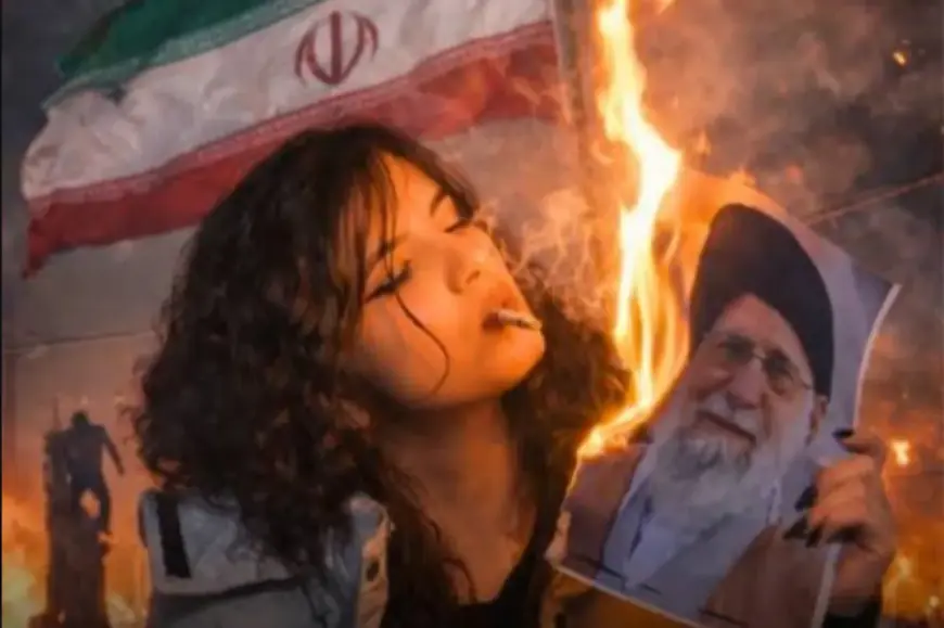 IRANKE POKRENULE TREND: PALE CIGARETU PLAMENOM GORUĆIH PORTRETA VRHOVNOG VOĐE