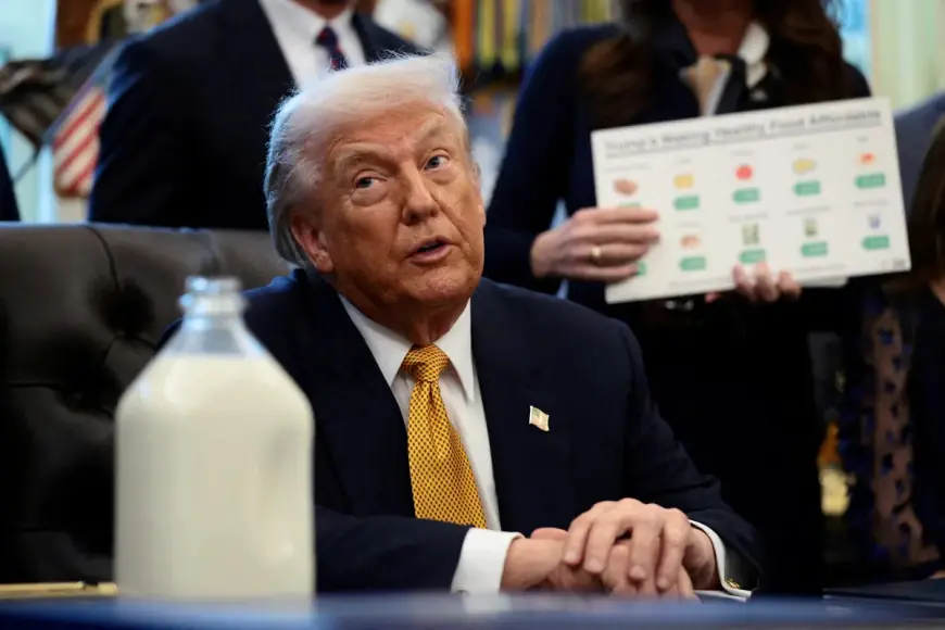 NADREALAN DAN U OVALNOM UREDU: TRUMP GOVORI O RATU I MIRU NA PROMOCIJI PUNOMASNOG MLIJEKA