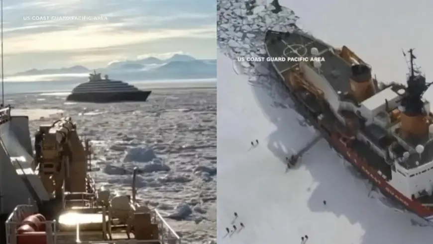 DRAMA NA ANTARTIKU: KRUZER ZAPEO U DEBELOM LEDU, POSLAN POZIV UPOMOĆ