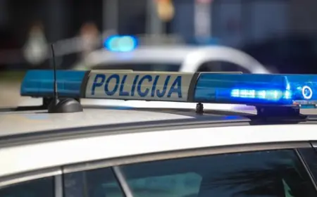 KAOS KOD SLATINE: AUTOM KRENUO NA POLICAJCA PA BACAO DROGU IZ VOZILA