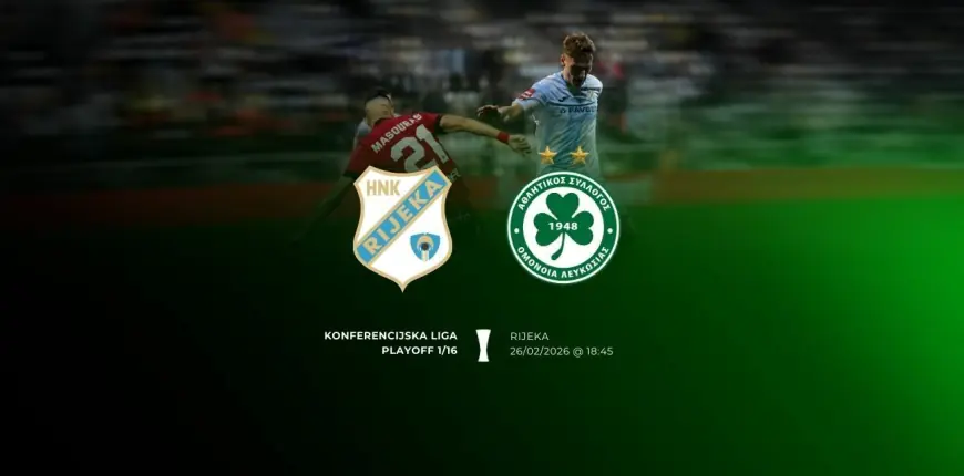 UŽIVO RIJEKA - OMONIA: ŠOK NA RUJEVICI! GOSTI PONIŠTILI RIJEČKU PREDNOST IZ PRVOG SUSRETA