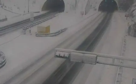SNIJEG ZABIJELIO HRVATSKU, POGLEDAJTE STANJE NA AUTOCESTAMA