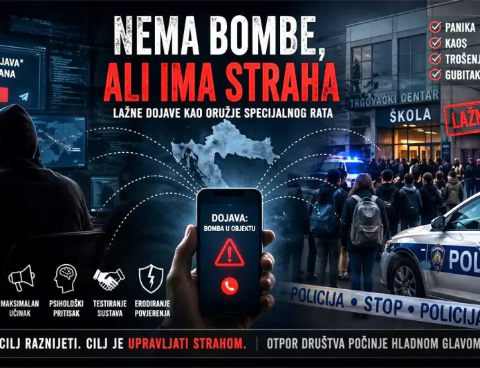 POLICIJA DOZNALA OTKUD STIŽU DOJAVE O BOMBAMA. BIVŠI ŠEF U SOA-i: OVO JE TERORIZAM