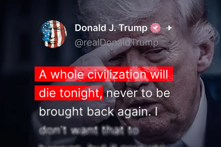 TRUMP: "JEDNA CIVILIZACIJA ĆE VEČERAS UMRIJETI"
