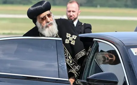 KOPTSKI PAPA STIGAO U POSJET HRVATSKOJ
