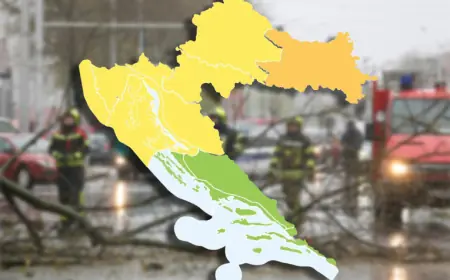 CIJELA HRVATSKA POD UPOZORENJIMA ZBOG NEVREMENA, NAJGORE NA ISTOKU