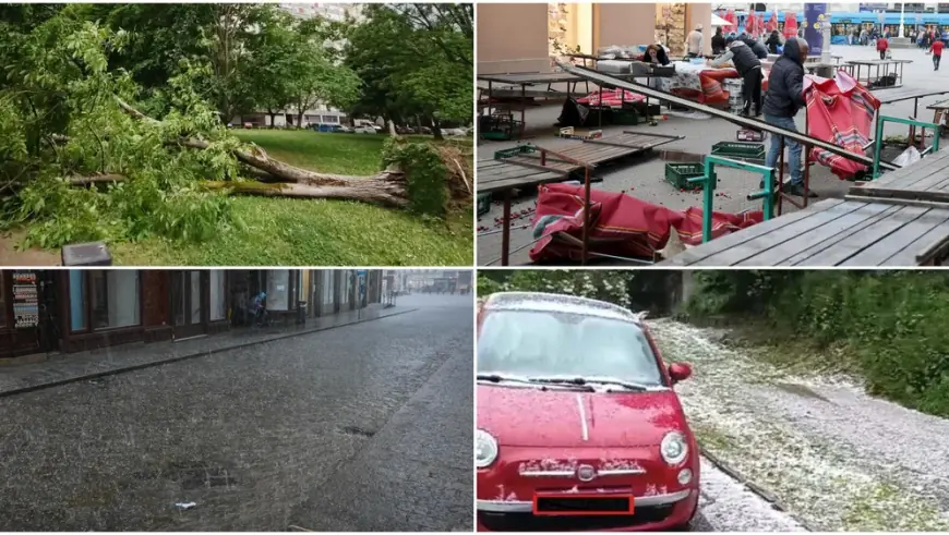OLUJNO NEVRIJEME POGODILO ZAGREB: PADALA TUČA, VJETAR RUŠIO DRVEĆE