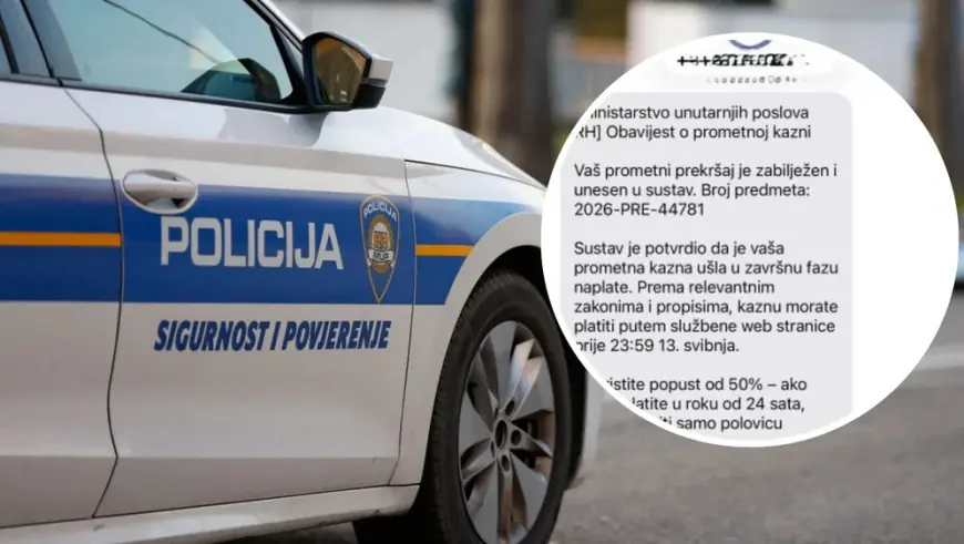 AKO VAM STIGNE OVAJ SMS, NIPOŠTO NE KLIKAJTE: "OVO JE OPASNA PRIJEVARA"
