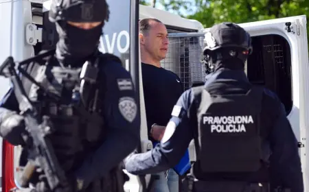 SRĐAN MLAĐAN UZ JAKE MJERE SIGURNOSTI DOVEDEN NA SUD