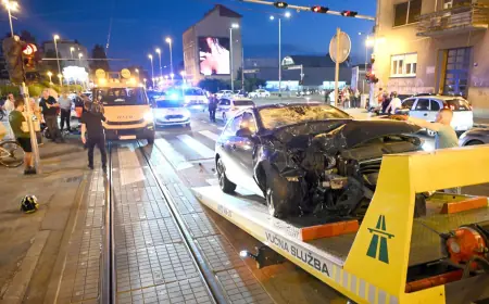 UMRO MOTORIST IZ NESREĆE KOD VJESNIKA, ŽENA TEŠKO OZLIJEĐENA. VOZAČ AUDIJA (26) UHIĆEN