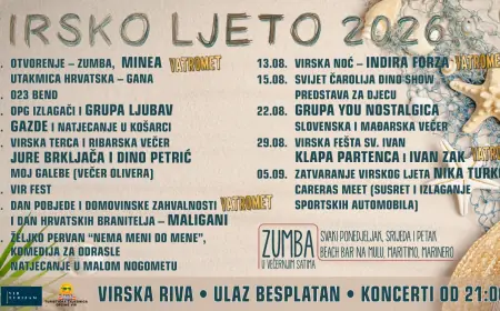 DONOSIMO KOMPLETAN PROGRAM VIRSKOG LJETA 2026.