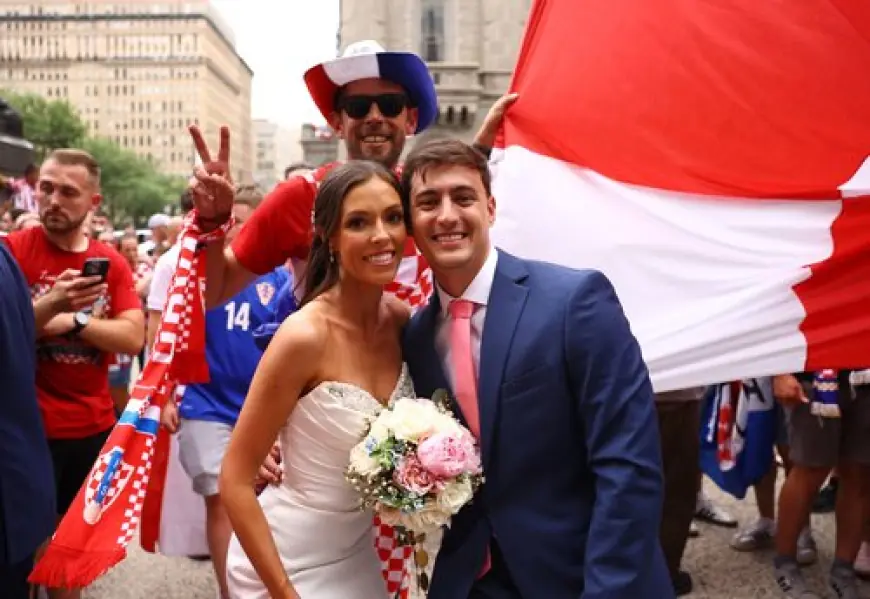 NAŠI NAVIJAČI PRIREDILI IM NEZABORAVNU SVADBU, SAD MLADENCI IZ PHILADELPHIJE STIŽU U HRVATSKU NA MEDENI MJESEC