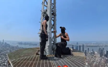 OVO SU RUSI KOJI SU SE POPELI NA VRH EMPIRE STATE BUILDINGA